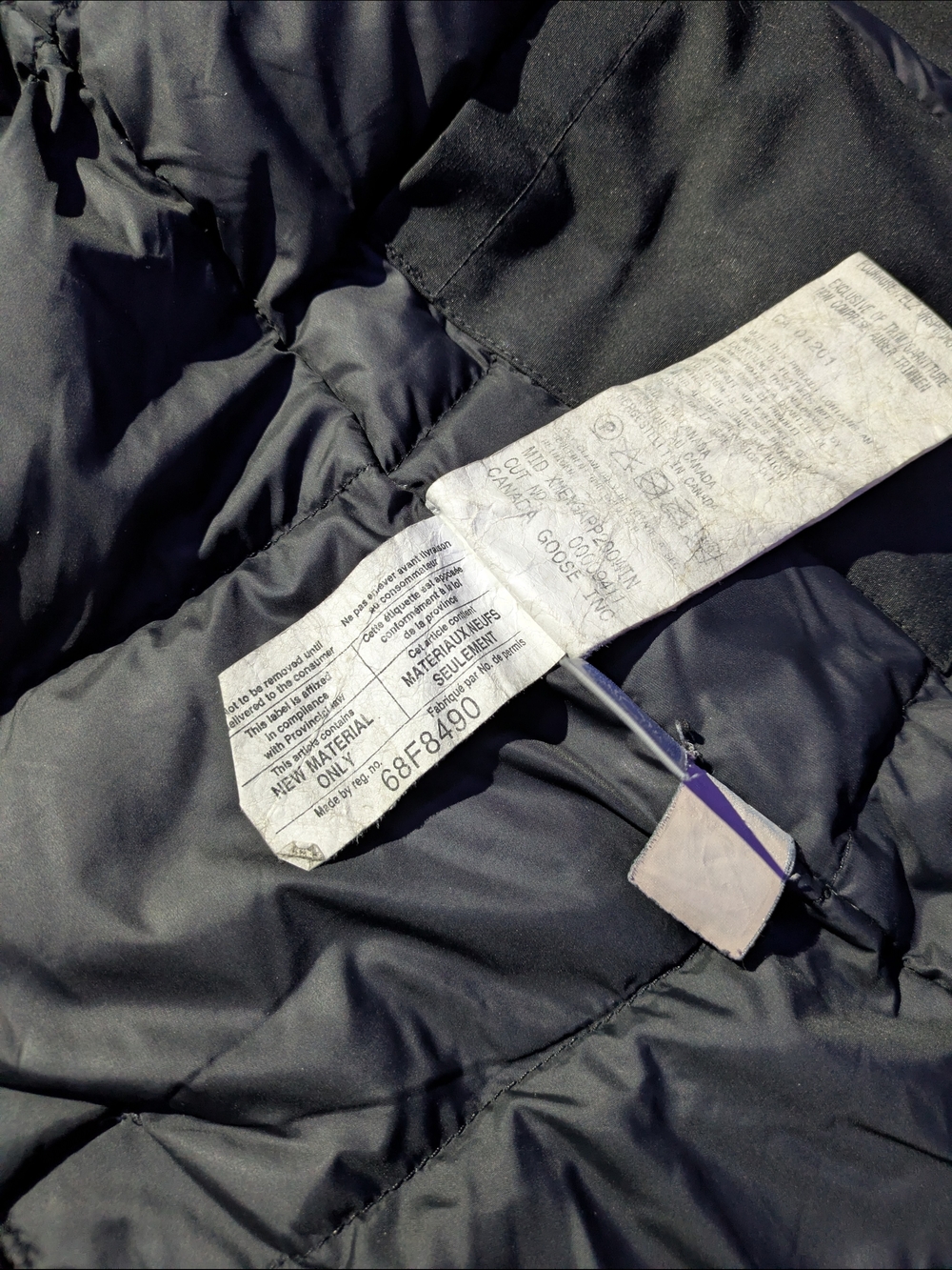 Canada Goose Black Military-Style Long Parka with Hood - Picture 9 of 9